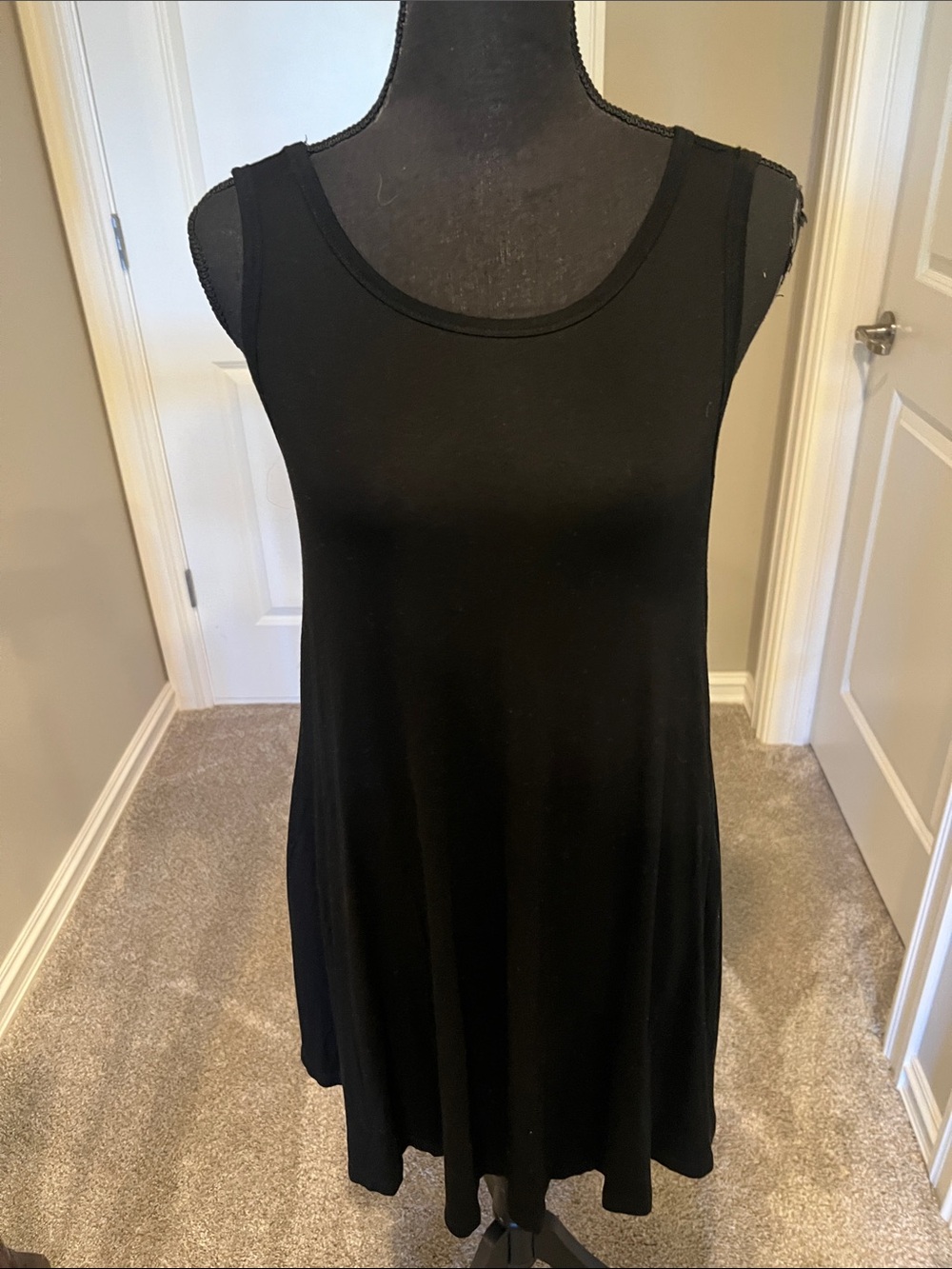 Black Sleeveless Mini Dress - Essential Everyday Style